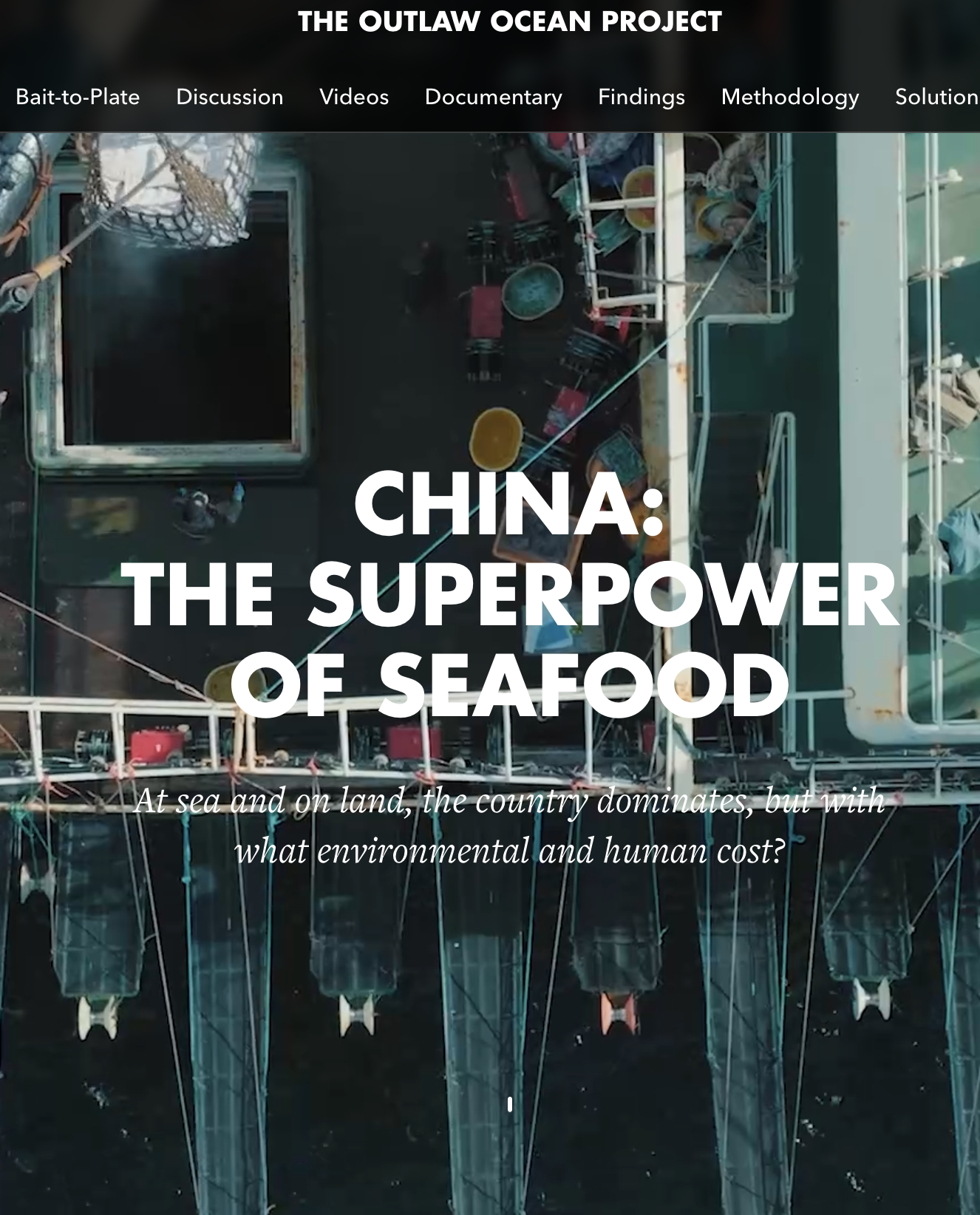 The Outlaw Ocean Project — film still